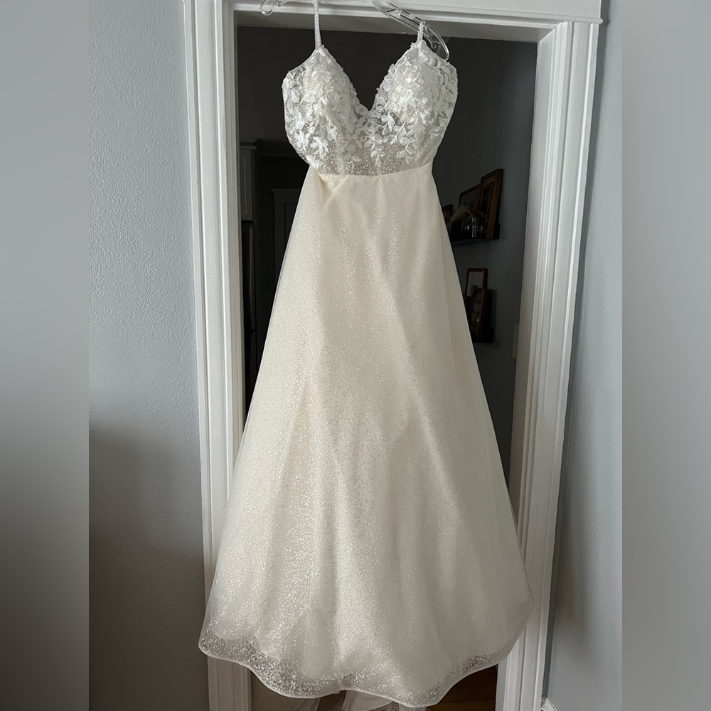 NWT Ashley & Justin - Style 10835 - Glitter Lace Wedding Dress